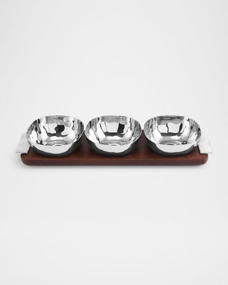 Michael Aram Reflective Triple Bowl