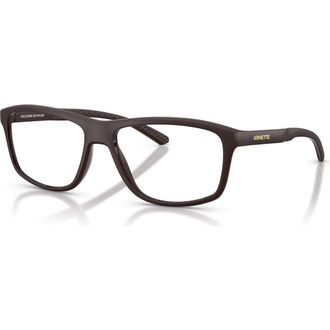 Arnette 57mm Rectangle optical glasses in Brown at Nordstrom