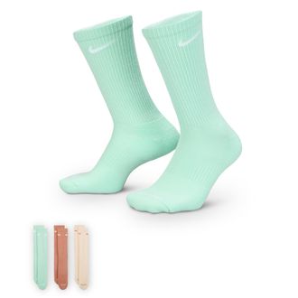 Nike Unisex Everyday Plus Cushioned Training Crew Socks (3 Pairs) in Multicolor | SX6888-971