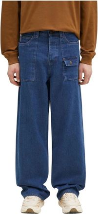 Pleasures Grind Baggy Jeans - Heren - Loose Fit Jeans - Blauw - W32 - Denim - Jeans