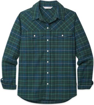 Stio Womens Slipstone Midweight Flannel Shirt