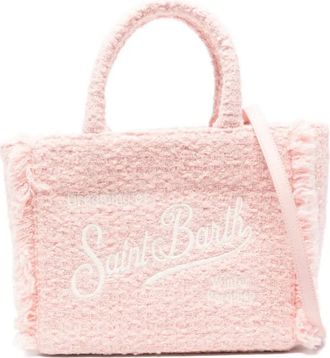MC2 Saint Barth Borsa tote Collete media con frange - Rosa