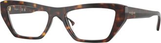 Vogue Glasses, female, Brown, Size: 53 MM Vo5701U Optical Frame