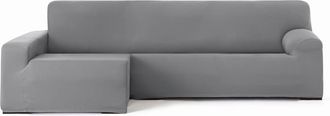 Eysa Funda de sofá chaise longue bielástica izquierda gris 250 - 310 cm