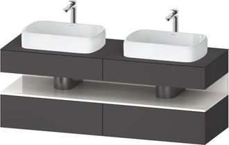Duravit Qatego Consola Mueble Bajo Lavabo, 2 Extensiones, 2 - Duravit