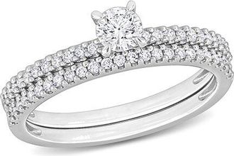 Rina Limor 14K 0.49 Ct. Tw. Diamond Double Row Ring