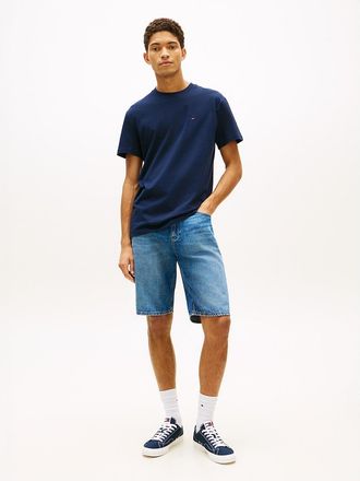 Tommy Hilfiger Mens Tommy Jeans Flag Pocket Denim Short - Blue - 30