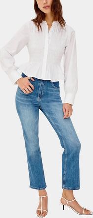 Rails Bradshaw Long Sleeve Top In White
