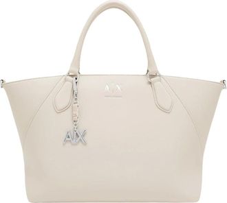 A|X Armani Exchange Dames, Tassen, Wit, Maat: ONE Size Leer