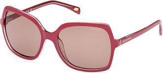 Skechers SE6293 Polarized 72H Womens Sunglasses Pink Size 59
