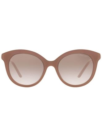 Prada PR 02YS round-shape sunglasses - women - Acetate - 51 - Brown