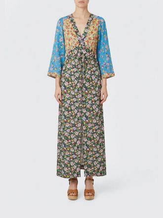 Rixo London Abito midi Rixo London in seta con stampa floreale