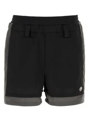 AMBUSH Zwarte Polyester Bermuda Korte Broek