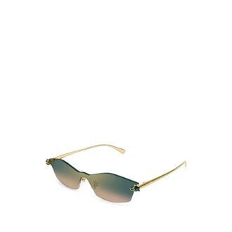 Cartier Accessoires, unisex, Geel, ONE Size, Ct 0678S Zonnebril