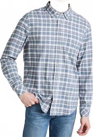 Rails Stretch Reid Shirt In Athens Faded Navy