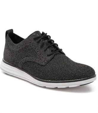 Cole Haan Mens Original Grand Stitchlite Plain Toe Oxford Shoes In Black