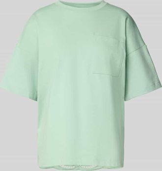 Essentiel Loose Fit T-Shirt aus reiner Baumwolle in Tuerkis, Größe XS