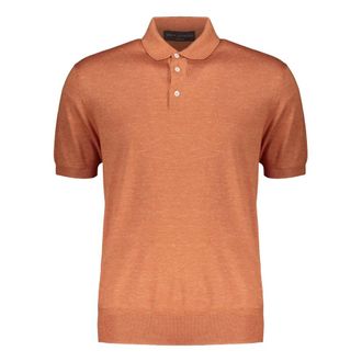 Brett Johnson Round-neck Knitwear, male, Orange, 2XL, Polo shirt