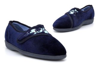 Generic Ladies Memory Foam Slippers Size 8 Comfort Slipper Size 7 Ladies Strap Fastening Slipper Womens Machine Washable Slippers Washable Memory Foam Comfort