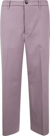 Nine In The Morning Tailored Broeken - Heren - Straight fit broeken - Roze - S - Wol - Broeken