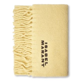 Isabel Marant Firny Sjaal - Dames - Wintersjaals - Geel - ONE Size - Accessoires