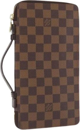 Louis Vuitton Pre-owned Clutches, female, Brown, Size: ONE SIZE Pre-owned Canvas Clutch