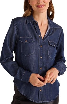 Bella Dahl Linen-Blend Western Shirt
