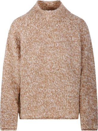 Fabrizio Del Carlo Trui met hoge hals - Beige