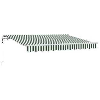 vidaXL Toldo Retr&aacute;ctil Verde 300 X 200 Cm Tela Vidaxl