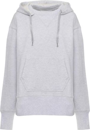 Maison Margiela Katoenen Hoodie - Dames - Hoodies - Grijs - S - Katoen - Hoodies & sweatvesten