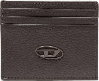 Diesel Card case in grained leather - Card cases - Man - Brown