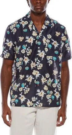 Isaia Silk-Blend Sport Shirt