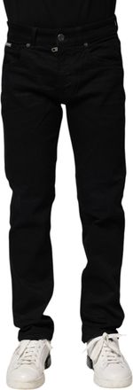 Dolce & Gabbana Mens Black Cotton Skinny Denim Jeans Elastane Clothing