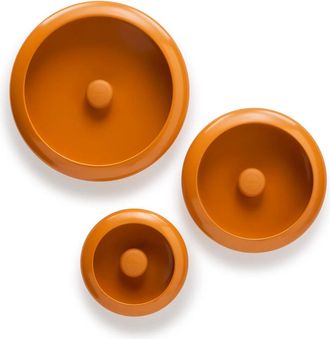 Fatboy Oloha Trio Schale mit LED Akkuleuchte, sunny orange