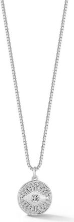 Glaze Jewelry Cubic Zirconia Medallion Pendant Necklace in Silver at Nordstrom Rack