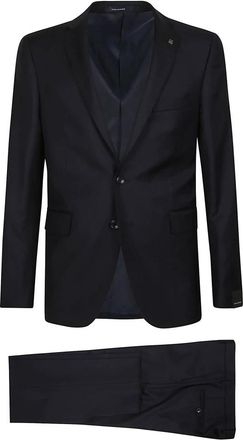 Tagliatore Single Breasted Suits - Heren - Business pakken - Blauw - XL - Kostuums
