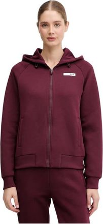 Emporio Armani Emporio Armani Ea7, Dames, Sweatshirts & Hoodies, Rood, Maat: XS Katoen