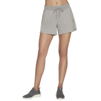 Skechers Womens Getaway Shorts, Grey Mixed, XXL