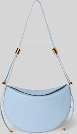 Furla Handtasche aus Leder mit Label-Detail in Hellblau, Gr&ouml;&szlig;e 1