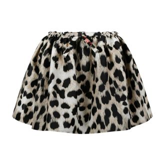 Givenchy Rokken, Dames, Veelkleurig, S, Leopard Print Mini Rok