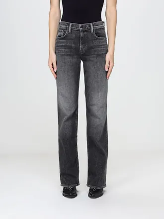 Mother Jeans The Bookie Sneak modello bootcut in denim riciclato a vita alta