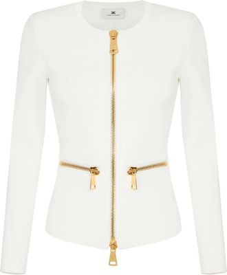 Elisabetta Franchi Donna, Maglie, Bianco, L, new