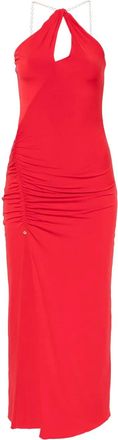 Nissa Abito lungo con scollo allamericana - Rosso