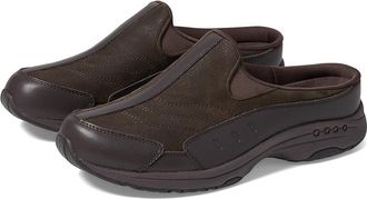 Easy Spirit Traveltime 234 Womens Shoes Brown : 6.5 WW (EE), Leather/Textile