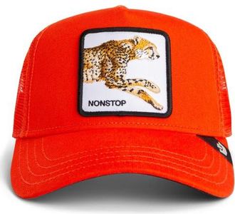 Goorin Brothers The Nonstop Cheetah Patch Trucker Hat in Blaze at Nordstrom
