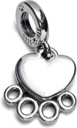 Pandora Hearts & Paw Print Dangle Charm