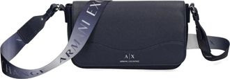 A|X Armani Exchange logo-print cross body - Blue