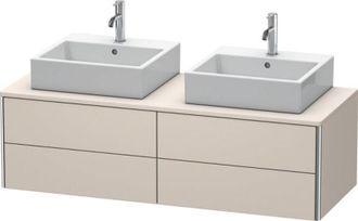 Duravit Mueble De Pared Duravit Xsquare 140.0 X 54.8 Cm, 4 Cajones