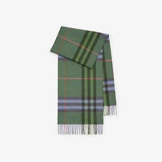 Burberry Check Cashmere Scarf