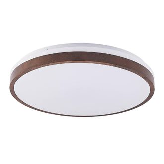 Lindby L&aacute;mpara De Techo Led hudsona En Marr&oacute;n Madera - Lindby